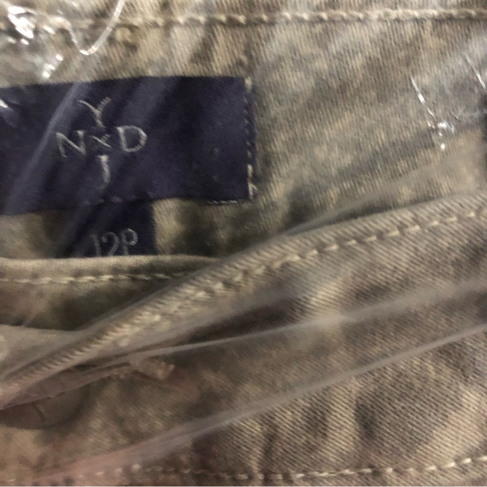 NWT NEW NYDJ Sheri Skinny Slim Jeans Stone Tan Beige Python Snake Print Women’s - Picture 6 of 8